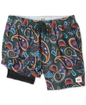 Мужские плавки Miami Ice Paisley SCOTCH & SODA, зеленый