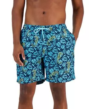 Мужские плавки tropical seahorse, созданные для macy's Club Room, мульти