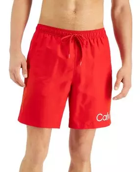 Мужские плавки volley 7 дюймов с логотипом, созданные для macy's Calvin Klein, мульти