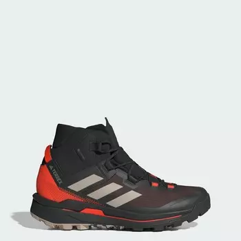Мужские походные туфли adidas Terrex Skychaser Tech GORE-TEX, цвет Core Black / Wonder Beige / Semi Impact