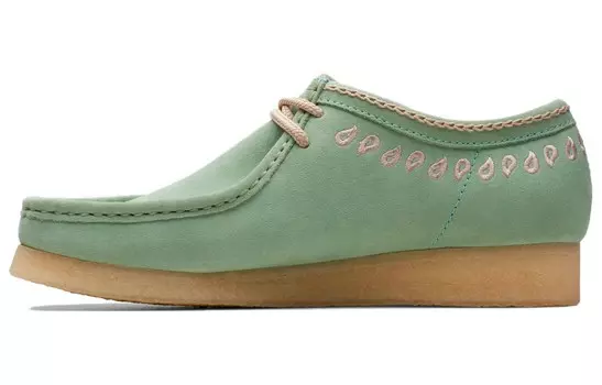 Мужские повседневные мужские низкие зеленые Clarks