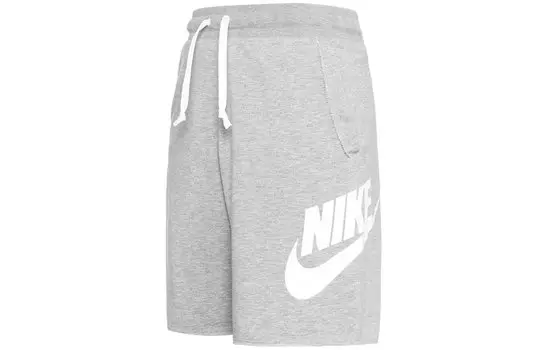 Мужские повседневные шорты Nike с логотипом, серый