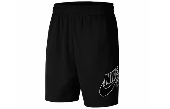 Шорты мужские Nike на резинке с логотипом, черный