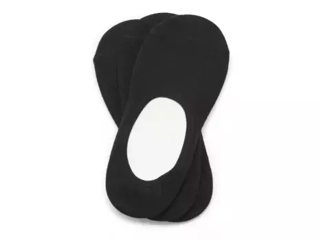 Мужские прокладки Crown Vintage Simple No Show - 3 шт. в упаковке, черные
