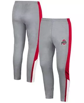Мужские серые брюки ohio state buckeyes up top Colosseum, серый