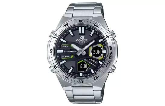 Мужские серые часы EDIFICE EFV-C110D-1A3V CASIO