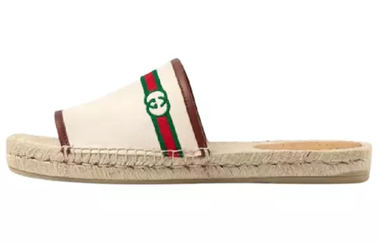 Эспадрильи Gucci, бежевый