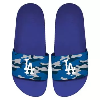 Мужские шлепанцы ISlide Los Angeles Dodgers с камуфляжным принтом