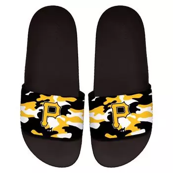 Мужские шлепанцы ISlide Pittsburgh Pirates с камуфляжным принтом