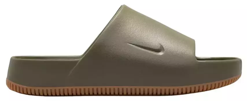 Мужские шлепанцы Nike Calm, цвет Medium Olive/Med Olv/Gum
