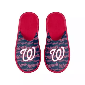 Мужские шлепанцы с логотипом FOCO Washington Nationals Scuff