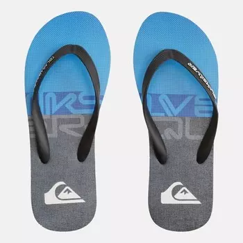 Мужские шлепанцы с надписью Molokai Quiksilver, черный