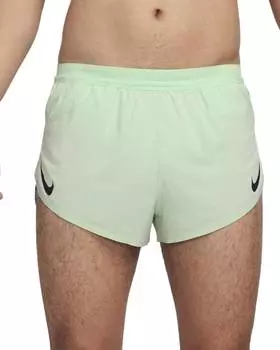 Мужские шорты для бега Aeroswift Dri-Fit Adv 2" Brief-Lined в цвете Vapor Green/black Nike