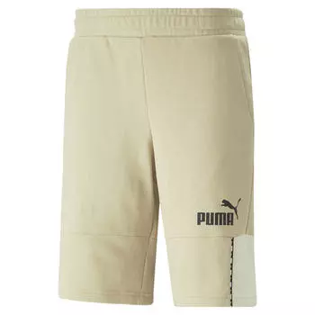 Мужские шорты Essentials Block Tape PUMA Granola Beige
