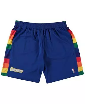 Мужские шорты royal denver nuggets big and tall hardwood classics team swingman Mitchell & Ness