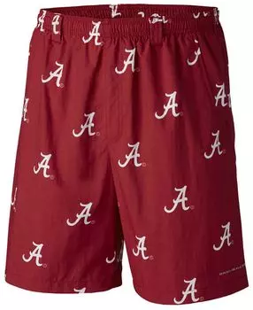 Мужские шорты с принтом alabama crimson tide backcast Columbia