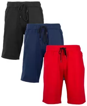 Мужские шорты Tech Fleece Performance с термоклеевой карманом-молнией, 3 шт Galaxy By Harvic, мультиколор