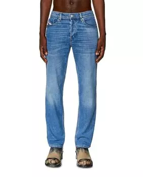 Мужские синие зауженные джинсы Diesel, синий
