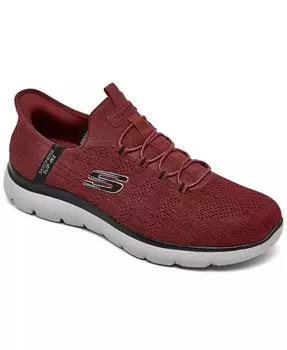 Мужские слипоны: Summits — прогулочные кроссовки Key Pace от Finish Line Skechers, мультиколор