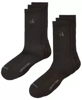 Мужские спортивные носки Crew (6 шт.) Calvin Klein