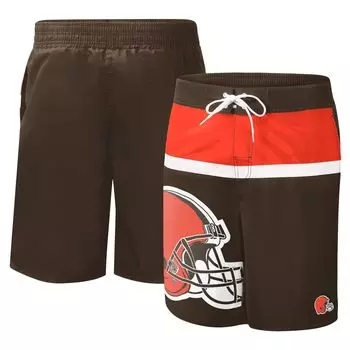Мужские спортивные плавки Carl Banks Brown Cleveland Browns Sea Wind G-III