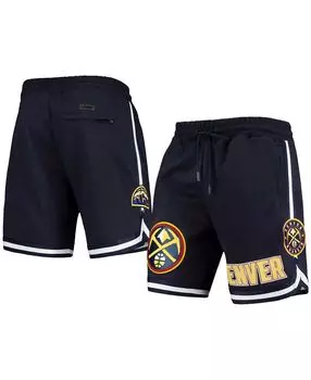 Мужские темно-синие шорты из синели denver nuggets Pro Standard, синий