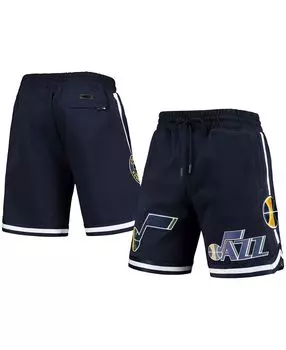 Мужские темно-синие шорты из синели utah jazz Pro Standard, синий