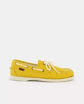 Мужские текстильные топсайдеры на шнурках Sebago, желтый
