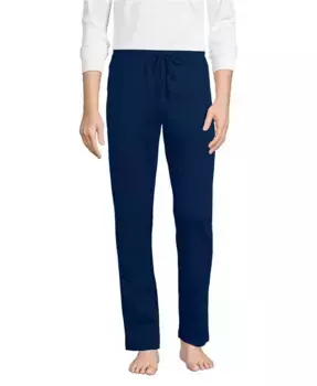 Мужские трикотажные брюки для сна Lands' End, синий