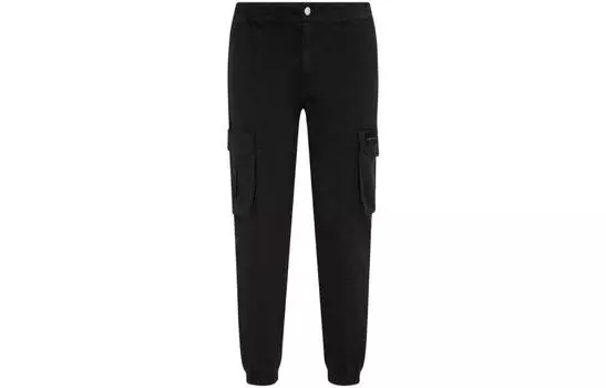 Мужские трикотажные спортивные штаны Calvin Klein, цвет Black