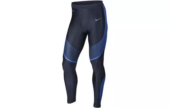 Мужские трикотажные спортивные штаны Nike, цвет Blue