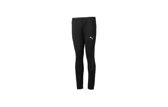 Мужские трикотажные спортивные штаны Puma, цвет Black