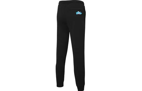 Мужские трикотажные спортивные штаны Puma, цвет Black