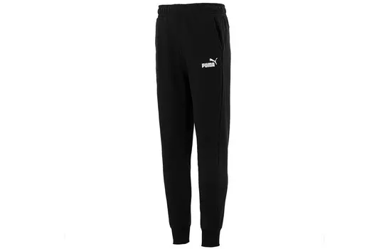 Мужские трикотажные спортивные штаны Puma, цвет Black