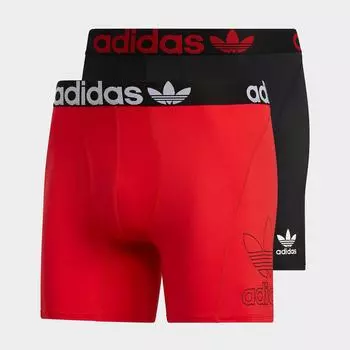 Мужские трусы-боксеры adidas Originals Trefoil (2 шт.), черный