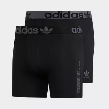 Мужские трусы-боксеры adidas Originals Trefoil (2 шт.), черный