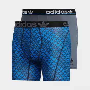 Мужские трусы-боксеры adidas Originals Trefoil (2 шт.), синий