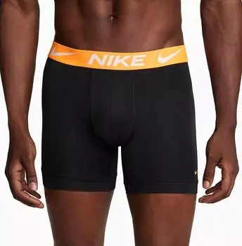 Мужские трусы-боксеры Nike Dri-FIT Essential Micro — набор из 3 штук, черный