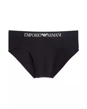 Мужские трусы Emporio Armani из хлопка стрейч, черный