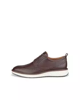 МУЖСКИЕ ТУФЛИ-БРОГИ ECCO ST.1 HYBRID, коричневый