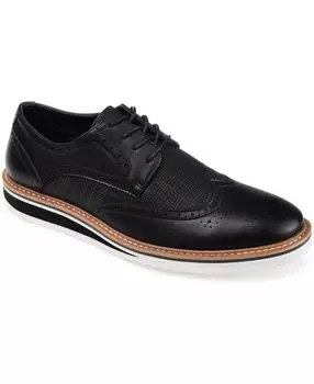 Мужские туфли дерби warrick wingtip Vance Co., черный