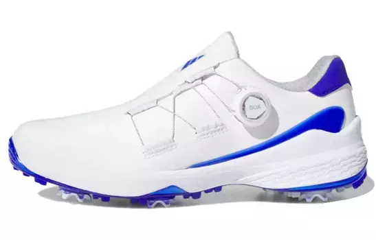 Мужские туфли для гольфа ZG23 с низким верхом, белые/королевские синие Adidas