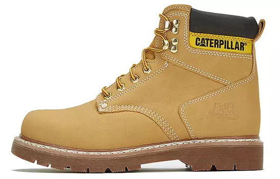 Ботинки CAT Outdoor Boots Men Brown Yellow
