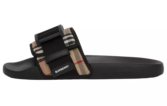 Мужские шлепанцы Burberry, черный