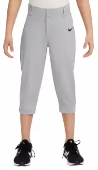 Мужские высокие бейсбольные брюки с 2 окантовками Nike Vapor Select, цвет Wolf Grey/Game Royal