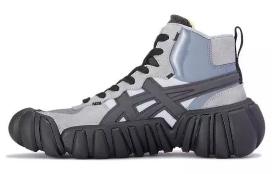 Мужские высокие кроссовки для скейтбординга Dentigre Series, серые/черные Onitsuka Tiger