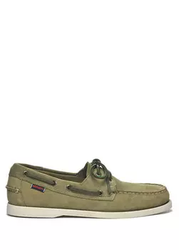 Мужские замшевые лоферы Portland Flesh Out Sebago, зеленый