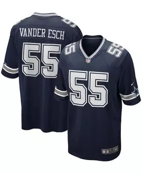 Мужское джерси leighton vander esch navy dallas cowboys team game джерси Nike, синий