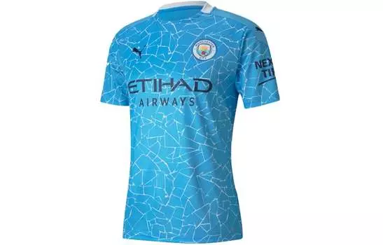 Мужское футбольное джерси Puma, цвет Sky Blue