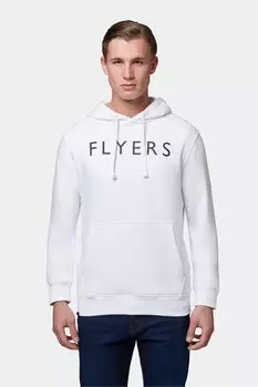 Мужское худи классического кроя Flyers, белый